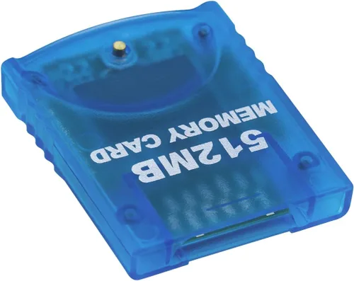 Vista 2 de Tolesum Memory Card 512MB8192 Blocks 4 Data Areas for Gamecube and Wii Console Blue 512MB