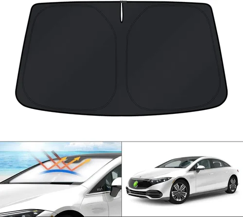 Vista 146 de KUST - Parasol personalizado para parabrisas de Mazda 3, accesorio a medida para Mazda 3 Hatchback/Sedan 2014-2025 2026, cubre ventanas, visera