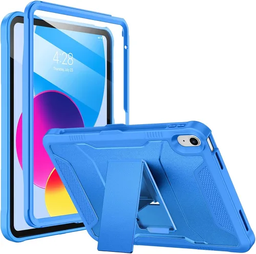 Vista 27 de Funda Soke para iPad (A16) de 11ª generación de 11 pulgadas 2025, iPad de 10ª generación de 10.9 pulgadas 2022, con protector de pantalla