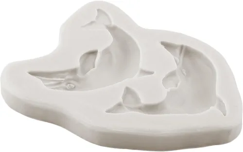 Vista 8 de Moldes de silicona para fondant, molde de caramelo de chocolate con delfín para decoración de pasteles, pasta de goma, arcilla polimérica