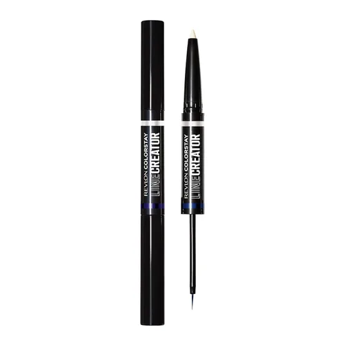 Vista 12 de REVLON Delineador líquido y lápiz Kohl ahumado, maquillaje de ojos ColorStay Line Creator, impermeable y resistente a la transferencia, opaca, 0.004