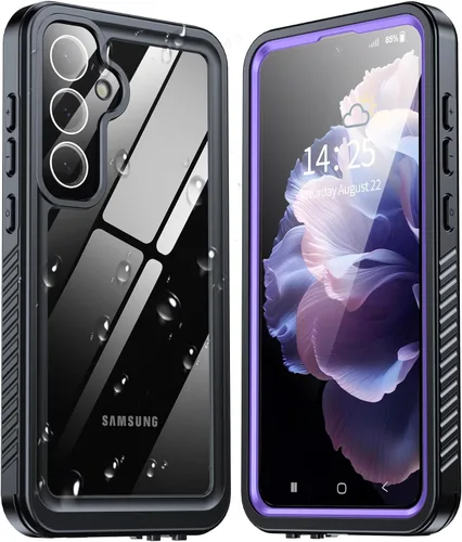 Vista 19 de ANTSHARE Funda impermeable para Samsung Galaxy S24 Ultra, lente incorporada y protector de pantalla de cuerpo completo de 360°, resistente a prueba