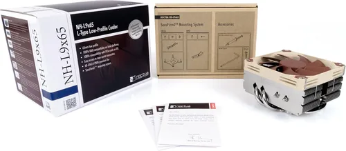 Vista 4 de Noctua NH-L9x65, Ventilador de CPU de Perfil Bajo Premium (65mm, Marrón)