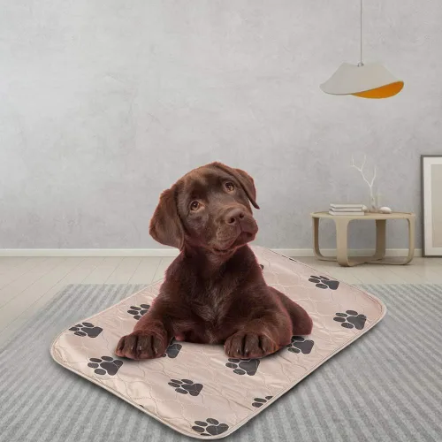 Vista 6 de Almohadillas reutilizables para orina de perro, almohadillas de entrenamiento impermeables para perros, alfombrilla de orina para mascotas, perros