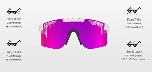 Vista 5 de Pit Viper Sunglasses I Narrow Fit - Small Adult & Kids 8-12 I Original Retro Model I Polarized Polycarbonate Lens