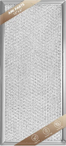 W10208631A - Filtro de grasa para microondas compatible con Whirlpool Microondas de 13 x 6 pulgadas, filtros de grasa de malla de aluminio por AMI