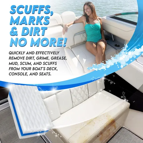 Vista 2 de SandShark - Limpiador de casco de barco de alta calidad, esponja de borrador, accesorios de barco, regalos para limpieza, accesorios imprescindibles