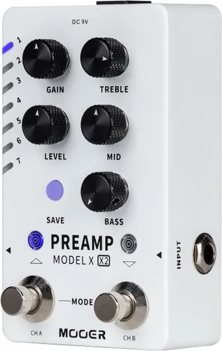 Vista 12 de Pedal de guitarra con máquina de batería MOOER con 121 ritmos de batería, 11 estilos musicales, 7 ranuras de ritmo, función de relleno, botón