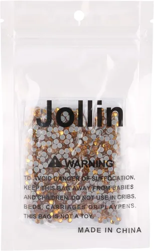 Vista 225 de Hot Fix - Diamantes de imitación de cristal con parte trasera plana, gemas de diamantes de 0.089 pulgadas (6ss 2880 piezas, Jet AB)