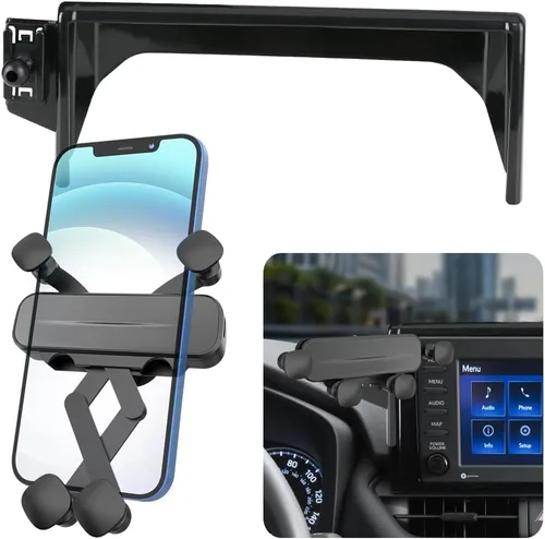 Vista 7 de Soporte para teléfono de coche para 2013 2014 2015 2016 2017 2018 Toyota RAV4 Accesorios de automóvil Decoración interior Soporte para teléfono