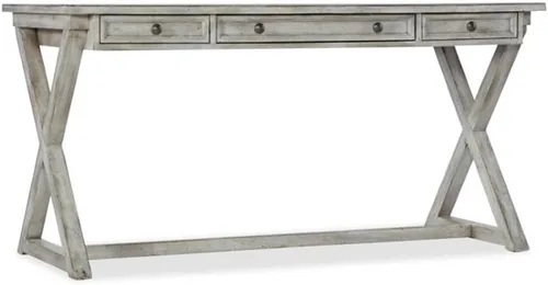 Hooker Furniture Escritorio para computadora Melange Dixon en gris claro envejecido