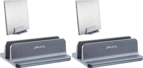 Vista 15 de JARLINK Soporte vertical para laptop, soporte de aluminio para computadora portátil con tamaño de base ajustable (hasta 17.3 pulgadas) compatible