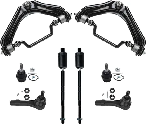 Vista 160 de Detroit Axle - Kit de suspensión frontal de 8 piezas para Chevy GMC Silverado Sierra Suburban 1500 Yukon Avalanche Cadillac Escalade brazos