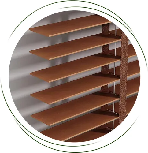 Vista 23 de Persianas venecianas de madera para ventanas, persianas interiores, persianas venecianas opacas, cortinas de ventana de madera maciza, cortinas