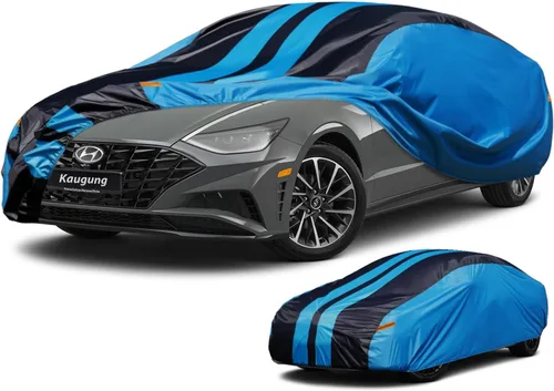 Vista 25 de Kaugung Funda impermeable para automóvil BMW Serie 3 (1999-2025), cubierta exterior completa para automóviles, ligera, resistente al sol, UV
