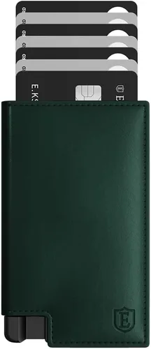 Vista 31 de Ekster Cartera de aluminio con tarjetero para hombre, Manzana Verde (Apple Green), Tarjetero