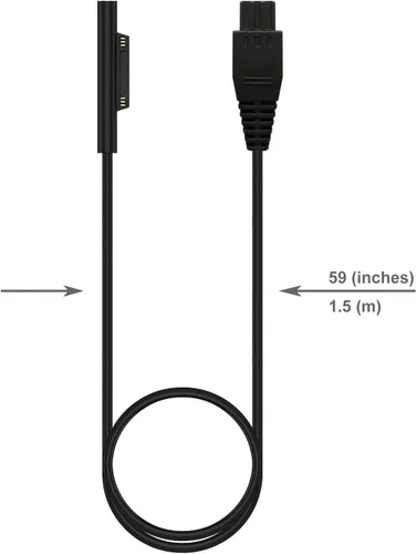 Vista 6 de BatPower CCS 110W Surface Laptop Cargador de coche compatible con Microsoft Surface Book Laptop 4 3 2 1 Surface Pro 8 X 7 6 5 4 3 Go Tablet Car