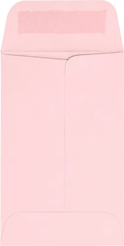 Vista 2 de LUXPaper Sobres para monedas #1 2 1/4 pulgadas x 3 1/2 pulgadas Rosa caramelo Texto de 80 libras 50