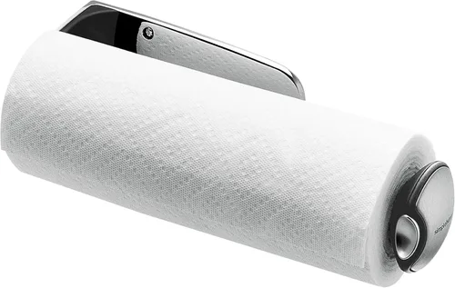 Vista 2 de simplehuman Soporte para toallas de papel de montaje en pared, acero inoxidable