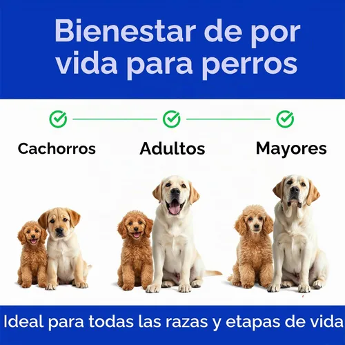 Vista 7 de Píldoras de aceite de pescado Omega 3 para perros - EPA + ácidos grasos DHA - 180ct