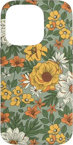 Vista 17 de Yellow Wildflower Summer Flowers Botanical Graphic Floral Case for iPhone 16
