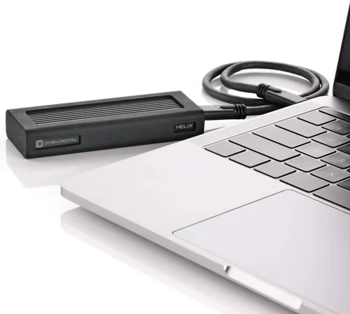 Vista 4 de Helix Dura SSD portátil NVMe USB-C (USB 3.2 Gen2) de 1 TB, hasta 1050 MB/s