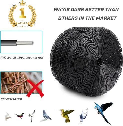 Vista 7 de Panel solar de malla para pájaros, 70 sujetadores de aluminio de 8 pulgadas x 102 pies, panel solar para criaturas separadas, palomas, etc.