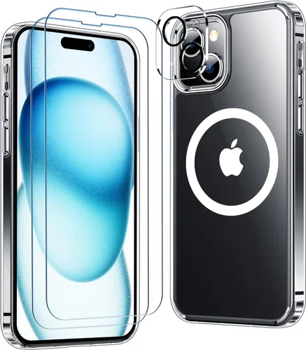 Vista 12 de 2025 Nuevo Diseñado para iPhone 15 Pro Max Funda Impermeable, [Compatible con MagSafe][Protector de Pantalla y Cámara Incorporado][Cuerpo Completo a