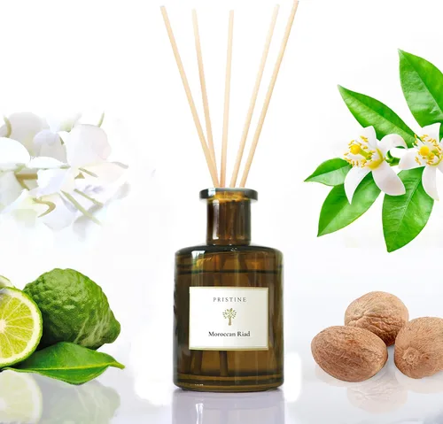 Vista 13 de PRISTINE Casa Particular/Inspired by Wyndham - Difusor de varillas para el hogar Rica mezcla de hojas de tabaco, juego de difusor de caña