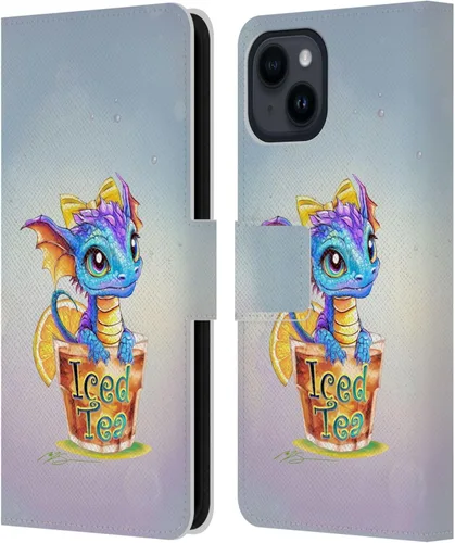 Vista 122 de Head Case Designs Officially Licensed Ruth Thompson Boba Tea Cup O Dragons Leather Wallet Case Compatible with Apple iPhone 7 Plus / 8 Plus