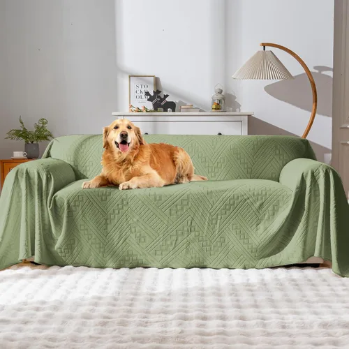 Vista 10 de Funda impermeable para silla reclinable, lavable de terciopelo de doble cara y patrón reversible, para sofá, cama, automóvil y sofá, protección