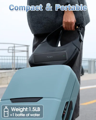 Vista 6 de Phomemo M834 Impresora Portátil Inalámbrica para Viajes Actualizada, Impresora Térmica Bluetooth 8.5" x 11" & A4, Compatible con iOS, Android y PC