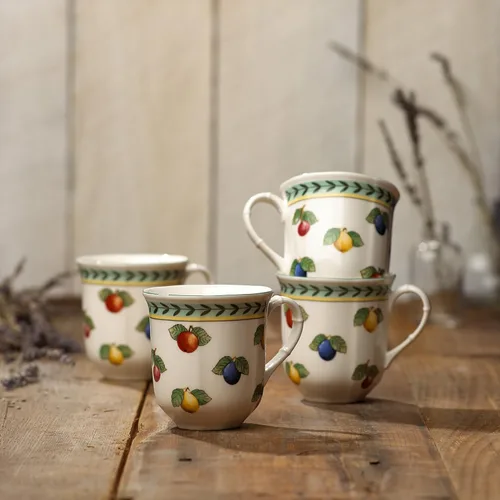 Vista 2 de Villeroy Boch - Juego de 6 tazas de jardín francés 10 onzas