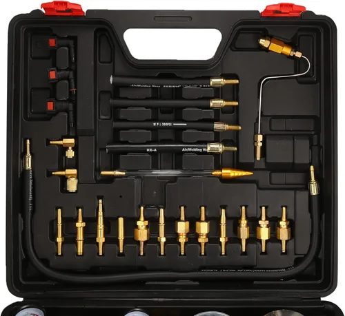 Vista 8 de X AUTOHAUX Kit de herramientas de limpieza de limpiador de inyector de combustible y probador Sistema de combustible Sistema de admisión de aire