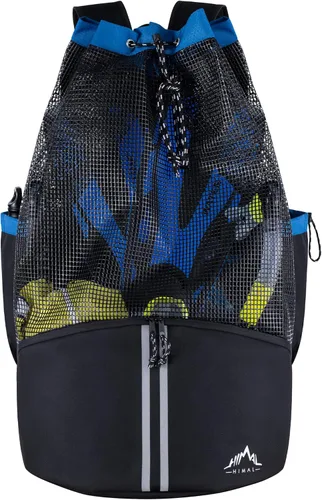 GoHimal Scuba Diving Bag, XL Mesh Backpack for Scuba Diving and Snorkeling Gear & Equipment, Holds Mask, Fins, Snorkel