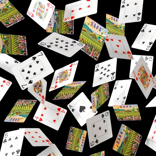 Vista 4 de Boardwalk Puzzles Premium Featherlight - Juego de cartas únicas, divertido mazo temático para el hogar y viajes Valle de Napa