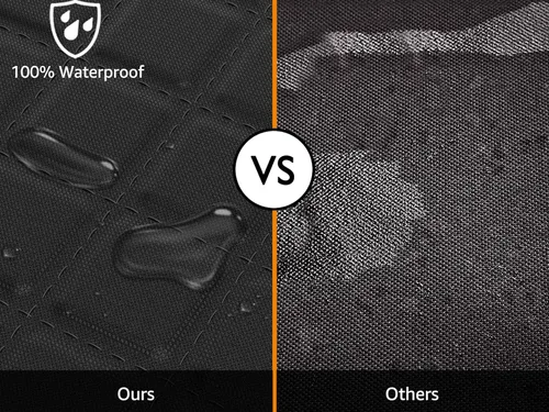 Vista 4 de iBuddy Forro de carga impermeable para perros SUV grande con ventana de malla gruesa, resistente, antiarañazos, XL, SUV, forro de carga