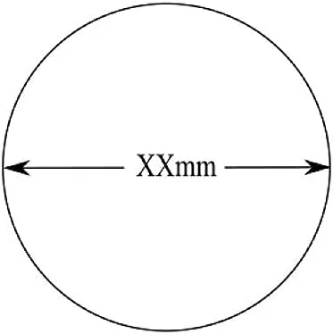 Vista 3 de 50mm Round Bases (x5) MDF Wooden Laser Cut Crafts Blanks FAST SHIPPING US SELLER