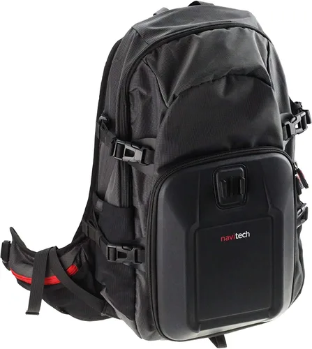 Vista 4 de Navitech Mochila para cámara de acción y kit combinado de accesorios 50 en 1 con correa para el pecho integrada, compatible con cámara de acción DJI