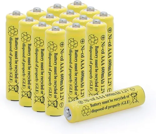Vista 6 de 1.2 V AAA NiCd 600mAh Triple A batería recargable célula para luces solares lámpara de jardín (paquete de 20 AAA)