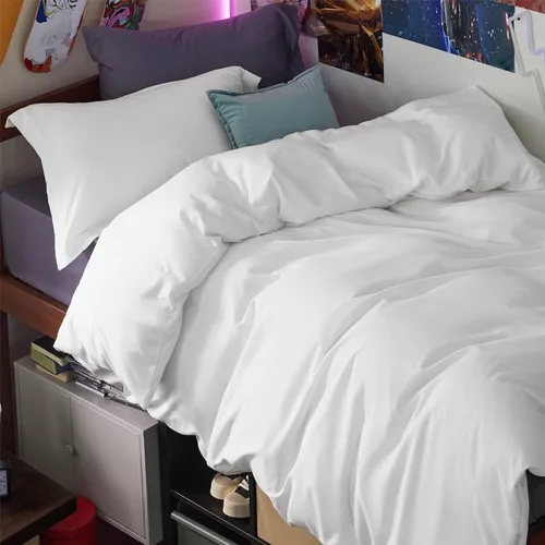 Vista 24 de Bedsure - Juego de funda de edredón tamaño individual/individual XL - Juego de ropa de cama suave de microfibra cepillada doble para niños