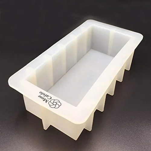 Vista 4 de Mose CAFOLO Molde de jabón grande para pan, molde rectangular de silicona para labios gruesos, 40 onzas, herramientas para hacer remolinos hechos a