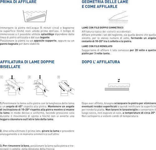 Vista 4 de Chosera 3000 piedra de afilar – con base