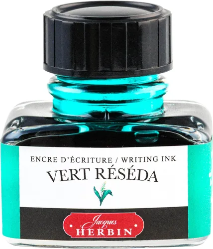 Vista 9 de Tinta para pluma estilográfica Herbin - Botella embotellada de 30 ml - Ambre de Birmanie