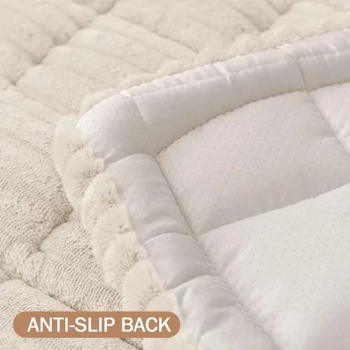 Vista 10 de Smiry Funda para Sofá para Perros Lavable, Fundas para Sofá de Mascotas Antideslizantes y Afelpadas para Sofá de 3 Cojines Apto para Mascotas