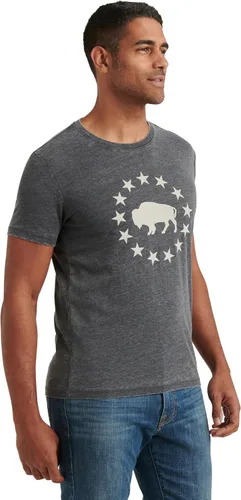 Vista 3 de Lucky Brand Mens Short Sleeve Crew Neck Buffalo Tee Shirt