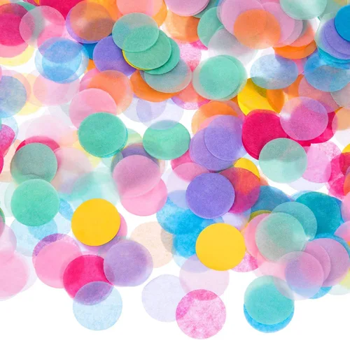 Outus Confeti redondo multicolor de 1 pulgada (3.5 oz)