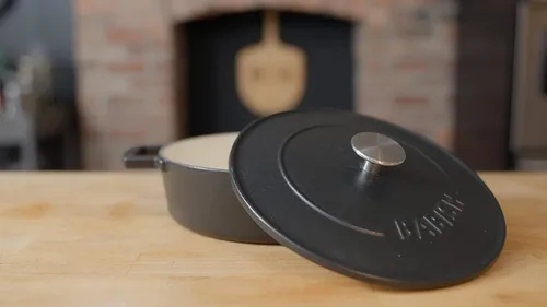 Vista 2 de Babish Braiser de hierro fundido de 3 cuartos