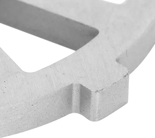 Vista 8 de Picadora de carne, cuchillo de disco, picadora de carne, cuchillo de disco festoneado, placa de corte de acero inoxidable, repuesto para mezclador