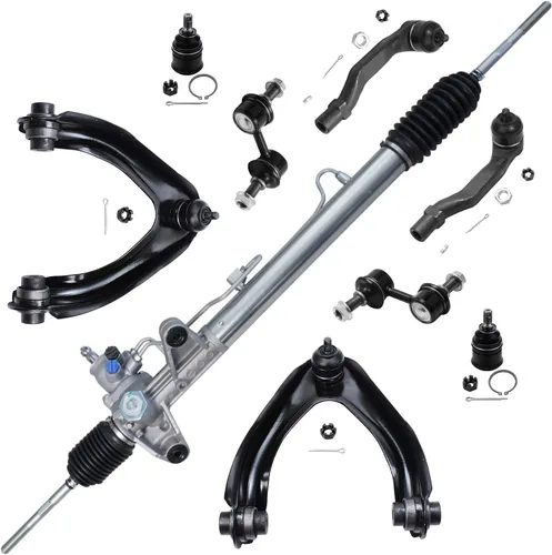 Vista 76 de Detroit Axle - Kit de brazos de control delanteros de 8 piezas para Toyota Sienna 2004-2010, 2 brazos de control inferiores con rótulas, 4 barras